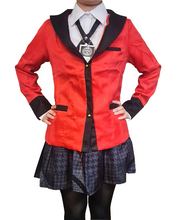 Load image into Gallery viewer, Kakegurui - Hyakkaou Private Academy - Yumeko Jabami Cosplay/ Halloween costume - Red and Blue
