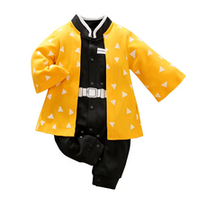 Load image into Gallery viewer, Demon Slayer - Zenitsu - Infant baby long sleeve jumpsuit (100% cotton)