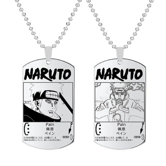 Naruto - Pain (Nagato) Engraved Dogtag necklace