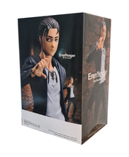 Load image into Gallery viewer, Free UK Royal Mail Tracked 24hr delivery Cool figure of Eren Yeager from the popular anime series Attack On Titan (The Final Season). This statue is launched by Banpresto as part of their latest series. The figure is created meticulously showing Eren posing in his black jacket. From the Hair to the creases of his clothing, every part is sculpted in-detail. - Truly stunning.