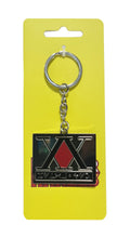 Load image into Gallery viewer, Free UK Royal Mail Tracked 24hr delivery   Official Hunter x Hunter keyring launched by DIFUZED.  100% zinc alloy, smooth finish.   Size of main keyring panel: 5cm   Official brand: DIFUZED  Excellent gift for any Hunter x Hunter f

