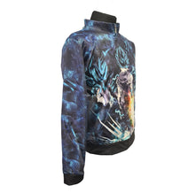 Load image into Gallery viewer, Sharp design of Dragon Ball anime zipper. Premium DTG print with striking colours - polyester zipper. The silken style of this zipper makes this zipper lightweight and comfortable to wear. Excellent for Summer/Autumn. The DTG technology print the design directly onto the zipper which makes the design really stand out, easy to wash, and the colour of design will not fade or crack. Adjustable drawstring for the hood with two front pockets.