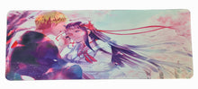 Load image into Gallery viewer, Extended Mouse Pad excellent for gaming or general office use. The mouse mat measures at 30x80cm and fit perfectly to most desk sizes. Striking image of Naruto design. The premium thick design of this mouse pad allows your mouse to obtain excellent speed and control (non slip rubber base).