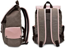 Load image into Gallery viewer, Premium anime backpack for our Demon Slayer fans.  Pearl cotton double straps with large capacity – 42cm x 31cm x 16cm.  Multi-pockets allow laptops, books, notebooks, umbrellas, water bottles, and any other daily accessories. Main pocket with cap and drawstring closure, padded laptop compartment with room to accommodate a 14-inch laptop.
