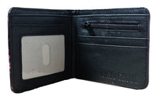 Load image into Gallery viewer, This premium PVC leather wallet is designed with a smooth finish. High-quality DTG design with striking colors directly onto the wallet. Two-part art piece showing two unique sets of anime art on each side of the wallet.