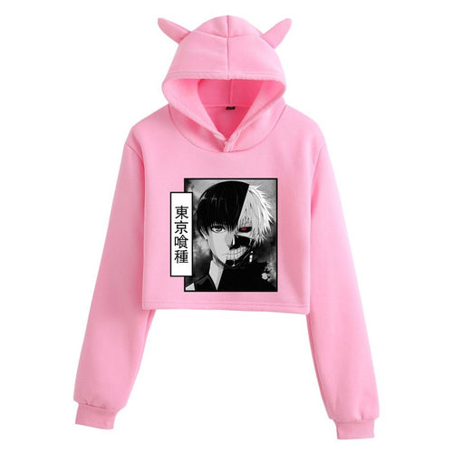 Sharp design of Tokyo Ghoul Ken Kaneki hoodie. Cotton hoodie with a contrast colour design. The style of this hoodie makes this hoodie lightweight and comfortable to wear. Excellent for Autumn/Winter.