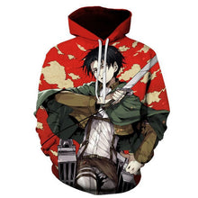 Load image into Gallery viewer, Attack on Titan Levi Ackerman Hoodie / Jumper Unisex
