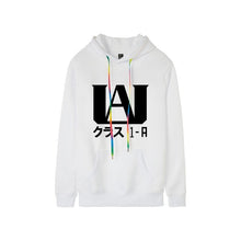 Load image into Gallery viewer, Free UK Royal Mail Tracked 24hr delivery  Sharp design of My Hero Academia hoodie.  The hoodie is made from soft cotton, with a cool contrast colour design. The hoodie is very soft and comfortable to wear.  The DTG technology prints the design directly onto the hoodie which makes the design really stand out, easy to wash, and the colour of the design will not fade or crack.  Excellent gift for any My Hero Academia fan.
