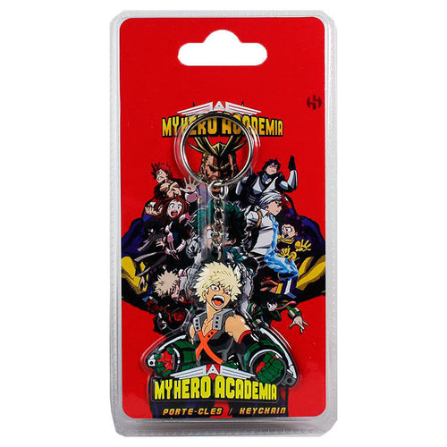 Free UK Royal Mail Tracked 24hr delivery   Official My Hero Academia keying - launched by SEMIC.   Cool high-quality keyring of Katsuki Bakugo from the popular anime series My Hero Academia.   Character length: 5cm   Full keyring length: 10cm   Limited stock available