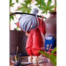 Load image into Gallery viewer, FREE UK Royal Mail Tracked 24hr Delivery. Stunning figure of Inuyasha from the classic Japanese anime manga series written by Rumiko Takahashi. This figure is part of the Goodsmile Company's Pop Up Parade The Final Act series. The sculptor has really did a marvelous job creating this high-detailed PVC statue of Inuyasha. The statue shows the half-demon in his classic red kimono, posing with his sword. This is something really special for any Inuyasha fan.