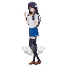 Load image into Gallery viewer, Free UK Royal Mail Tracked 24hr delivery Beautiful figure of Shirosuka Kachi (known as Shiro) from the popular anime television series "Osananajimi Ga Zettai Ni Mejanai Love Comedy". This statue is launched by Banpresto as part of their latest series. This statue is sculpted stunningly showing Shirosuka posing elegantly in her uniform. This PVC figure stands at 18cm tall, and packaged in a gift/collectible box from Bandai. Excellent gift for any LOVE COMEDY fan.