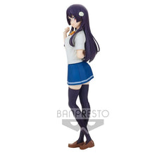 Load image into Gallery viewer, Free UK Royal Mail Tracked 24hr delivery   Beautiful figure of Shirosuka Kachi (known as Shiro) from the popular anime television series &quot;Osananajimi Ga Zettai Ni Mejanai Love Comedy&quot;. This statue is launched by Banpresto as part of their latest series.   This statue is sculpted stunningly showing Shirosuka posing elegantly in her uniform.   This PVC figure stands at 18cm tall, and packaged in a gift/collectible box from Bandai.   Excellent gift for any LOVE COMEDY fan. 

