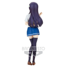 Load image into Gallery viewer, Free UK Royal Mail Tracked 24hr delivery Beautiful figure of Shirosuka Kachi (known as Shiro) from the popular anime television series "Osananajimi Ga Zettai Ni Mejanai Love Comedy". This statue is launched by Banpresto as part of their latest series. This statue is sculpted stunningly showing Shirosuka posing elegantly in her uniform. This PVC figure stands at 18cm tall, and packaged in a gift/collectible box from Bandai. Excellent gift for any LOVE COMEDY fan.