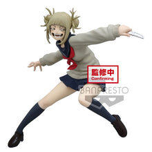 Load image into Gallery viewer, Free UK Royal Mail Tracked 24hr delivery   Amazing statue of Toga Himiko from the popular anime series My Hero Academia. This figure is launched by Banpresto as part of their latest THE EVIL VILLAINS series - Vol.3   The sculptor did a fantastic job creating this piece, showing Himiko Toga posing with her evil smile in her uniform. 
