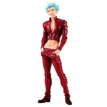 Load image into Gallery viewer, Free UK Royal Mail Tracked 24hr Delivery  Cool figure of Ban from the popular anime The Seven Deadly Sins, and it was adapted from the season &quot;Dragons Judgement&quot;.  This statue is part of the Good Smile Company&#39;s Pop Up Parade series.   The sculptor has really did a stunning job creating this high-detailed cool PVC statue of Ban. The statue shows Ban posing in his red leather tight outfit. Truly amazing ! 
