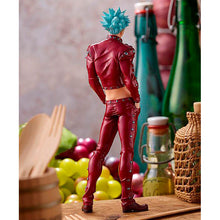 Load image into Gallery viewer, Free UK Royal Mail Tracked 24hr Delivery Cool figure of Ban from the popular anime The Seven Deadly Sins, and it was adapted from the season "Dragons Judgement". This statue is part of the Good Smile Company's Pop Up Parade series. The sculptor has really did a stunning job creating this high-detailed cool PVC statue of Ban. The statue shows Ban posing in his red leather tight outfit. Truly amazing !