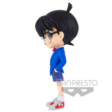 Load image into Gallery viewer, FREE UK Royal Mail Tracked 24hr Delivery.  This statue of the classic Detective Conan (Conan Edogawa) is part of Banpresto&#39;s Q Posket figure series, adapted from the classic anime series Detective Conan.   The amazing PVC figure stands at 13cm tall, and packaged in a premium gift/collectible box from Bandai. - Version A. 
