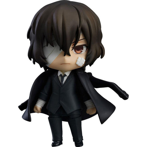 Free UK Royal Mail Tracked 24hr Delivery   This premium nendoriod figure of Osamu Dazai from the popular anime series Bungo Stray Dogs is launched by GOOD SMILE this year as part of their latest Nendoroid series (1748).   ﻿The set comes with the nendoriod figure Osamu Dazai, three face plates (standard/shock/smile). There is also various interchangeable hand parts to recreate all kinds of poses, includes his gun and a cup of coffee. 