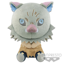 Load image into Gallery viewer, Free UK Royal Mail Tracked 24hr delivery   Official Demon Slayer Inosuke Hashibira Plush toy.   This super cute plush toy of Inosuke Hashibira is launched by Bandai as part of their latest series.   Size: 20cm   Excellent gift for any Demon Slayer fa
