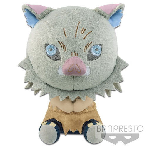 Free UK Royal Mail Tracked 24hr delivery   Official Demon Slayer Inosuke Hashibira Plush toy.   This super cute plush toy of Inosuke Hashibira is launched by Bandai as part of their latest series.   Size: 20cm   Excellent gift for any Demon Slayer fa