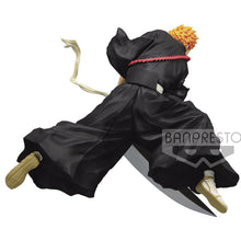 Load image into Gallery viewer, Free UK Royal Mail Tracked 24hr delivery   Striking statue of Ichigo Kurosaki from the legendary anime BLEACH. This figure is launched by Banpresto as part of their latest Soul Entered Model series.   The creator did a tremendous job creating this detailed statue of Ichigo, every detail of this statue is sculpted meticulously, showing Ichigo posing with his sword in battle mode. Super cool.