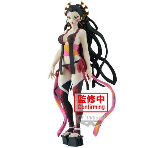 FREE UK Royal Mail Tracked 24hr Delivery  New release by Bandai / Banpresto - Demon Slayer: Daki - Kimetsu No Yaiba Volume 7 figure.   This detailed PVC/ABS statue of the beautiful demon Daki stands at 16cm tall and comes in a premium gift box from Bandai.   Excellent gift for any Demon Slayer fan.   Official Brand: Banpresto/Bandai  Limited stock available 