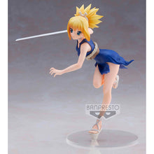 Load image into Gallery viewer, Free UK Royal Mail Tracked 24hr delivery   Stunning figure of Kohaku from the popular anime Dr.Stone. This amazing figure is launched by Banpresto as part of their latest series.   The creator sculpted this piece meticulously, showing Kohaku in running motion posing with her sword. - truly stunning !!   This PVC statue stands at 16cm tall, and packaged in a gift/collectible box from Bandai. 
