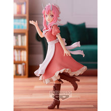 Load image into Gallery viewer, Free UK Royal Mail Tracked 24hr delivery Beautiful statue of Shuna from the popular anime "That Time I Got Reincarnated as a Slime". This figure is launched by Banpresto as part of their latest collection. The figure is created in immense detail showing Shuna posing in her beautiful maid dress. - Stunning !! This PVC figure stands at 16cm tall, and packaged in a gift/collectible box from Bandai. Excellent gift for any Slime fan. Official brand: Bandai / Banpresto
