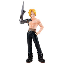 Load image into Gallery viewer, FREE UK Royal Mail Tracked 24hr Delivery Cool statue of Edward Elric, adapted from the popular anime Fullmetal Alchemist. This figure is part of the Good Smile Company Pop Up Parade series. The sculptor did a stunning job creating this high-detailed PVC statue of Edward. The statue shows Edward Elric posing with his primary weapon (automail right arm). - Stunning!
