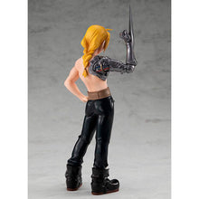 Load image into Gallery viewer, FREE UK Royal Mail Tracked 24hr Delivery Cool statue of Edward Elric, adapted from the popular anime Fullmetal Alchemist. This figure is part of the Good Smile Company Pop Up Parade series. The sculptor did a stunning job creating this high-detailed PVC statue of Edward. The statue shows Edward Elric posing with his primary weapon (automail right arm). - Stunning!