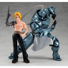 Load image into Gallery viewer, FREE UK Royal Mail Tracked 24hr Delivery Cool statue of Edward Elric, adapted from the popular anime Fullmetal Alchemist. This figure is part of the Good Smile Company Pop Up Parade series. The sculptor did a stunning job creating this high-detailed PVC statue of Edward. The statue shows Edward Elric posing with his primary weapon (automail right arm). - Stunning!
