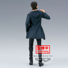 Load image into Gallery viewer, Free UK Royal Mail Tracked 24hr delivery Cool figure of Eren Yeager from the popular anime series Attack On Titan (The Final Season). This statue is launched by Banpresto as part of their latest series. The figure is created meticulously showing Eren posing in his black jacket. From the Hair to the creases of his clothing, every part is sculpted in-detail. - Truly stunning.