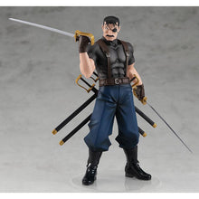 Load image into Gallery viewer, Cool figure of King Bradley from the popular anime series Fullmetal Alchemist. This statue is part of the Good Smile Company's Pop Up Parade series. The sculptor did a stunning job creating this high-detailed PVC statue of King Bradley. The statue shows the villain posing in his uniform with four swords equipped on his back, plus another attachable sword to insert in his hand.