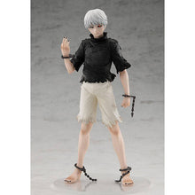 Load image into Gallery viewer, Stunning statue of Ken Kaeki from the popular anime series Tokyo Ghoul. This figure is launched by Good Smile Company as part of their latest POP UP PARADE series.   The sculptor has created this statue of Ken Kaneki meticulously. Showing Ken posing in his One Eye Ghoul form. His Amazing Eye-patch Ghoul mask is also included to interchange. - Truly amazing ! 
