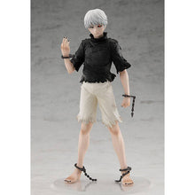 Load image into Gallery viewer, Stunning statue of Ken Kaeki from the popular anime series Tokyo Ghoul. This figure is launched by Good Smile Company as part of their latest POP UP PARADE series. The sculptor has created this statue of Ken Kaneki meticulously. Showing Ken posing in his One Eye Ghoul form. His Amazing Eye-patch Ghoul mask is also included to interchange. - Truly amazing !
