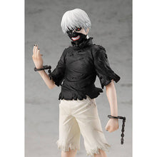 Load image into Gallery viewer, Stunning statue of Ken Kaeki from the popular anime series Tokyo Ghoul. This figure is launched by Good Smile Company as part of their latest POP UP PARADE series.   The sculptor has created this statue of Ken Kaneki meticulously. Showing Ken posing in his One Eye Ghoul form. His Amazing Eye-patch Ghoul mask is also included to interchange. - Truly amazing ! 
