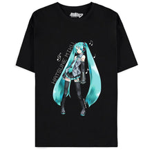 Load image into Gallery viewer, Free UK Royal Mail Tracked 24hr Delivery   Official Hatsune Miku women&#39;s T-shirt, launched by Difuzed as part of their latest collection.   Official brand: Difuzed    Material: 100% Cotton  Made in The Netherlands
