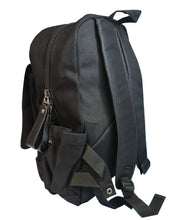 Load image into Gallery viewer, Jujutsu Kaisen backpack. Premium lightweight backpack with a capacity of 30cm x12cm x 39cm. The large main compartment is excellent for books, tablets and lunch boxes etc. Additional front pocket and side pockets. Adjustable pearl cotton shoulder-padded double straps. Waterproof premium oxford fabric. High-quality DTG print with striking colours.