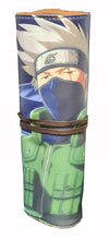 Load image into Gallery viewer, The outer case is made from PVC leather, higher quality DTG print design. The design is adapted from the popular anime Naruto. Leather strap with a Naruto logo metal keyring, and inside of the case is made of velvet . There are three compartments for pens, and a larger net compartments for storing stationery, and a full zipped pencil case attached at the end.
