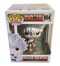Load image into Gallery viewer, FREE UK Royal Mail Tracked 24hr Delivery  Amazing Pop vinyl figure from Funko POP Animation. This figure of Killua Zoldyck stands at around 9cm tall. The figure is packaged in a window display box by Funko.   Excellent gift for any Hunter x Hunter fan.  
