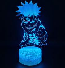 Load image into Gallery viewer, Naruto Uzumaki 3D Anime Touch Sensor 7 Colour mode LED Light / Lamp