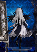 Load image into Gallery viewer, FREE UK Royal Mail Tracked 24hr Delivery Beautiful figure of Suigintou from the popular anime Rozen Maiden. This figure is part of the Goodsmile Company's Pop Up Parade series. The sculptor has really did a stunning job creating this high-detailed PVC statue of Suigintou (The first of the Rozen Maiden dolls). The statue shows Suigintou in her classic black/white maiden outfit, posing elegantly with her big cute innocent eyes. This is something really special for any Rozen Maiden fan.