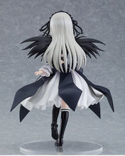 Load image into Gallery viewer, FREE UK Royal Mail Tracked 24hr Delivery Beautiful figure of Suigintou from the popular anime Rozen Maiden. This figure is part of the Goodsmile Company's Pop Up Parade series. The sculptor has really did a stunning job creating this high-detailed PVC statue of Suigintou (The first of the Rozen Maiden dolls). The statue shows Suigintou in her classic black/white maiden outfit, posing elegantly with her big cute innocent eyes. This is something really special for any Rozen Maiden fan.