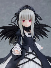 Load image into Gallery viewer, FREE UK Royal Mail Tracked 24hr Delivery Beautiful figure of Suigintou from the popular anime Rozen Maiden. This figure is part of the Goodsmile Company's Pop Up Parade series. The sculptor has really did a stunning job creating this high-detailed PVC statue of Suigintou (The first of the Rozen Maiden dolls). The statue shows Suigintou in her classic black/white maiden outfit, posing elegantly with her big cute innocent eyes. This is something really special for any Rozen Maiden fan.