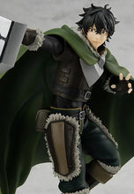 Load image into Gallery viewer, FREE UK Royal Mail Tracked 24hr Delivery. Striking and cool figure of Naofumi Iwatani from the popular anime series The Rising of the Shield Hero. This figure is part of the Goodsmile Company's Pop Up Parade series. The sculptor has really did an spectacular job creating this high-detailed PVC statue of Naofumi. The figure shows Naofumi in his classic green battle armour, posing with his famous Shield.
