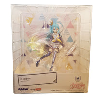 Load image into Gallery viewer, FREE UK Royal Mail Tracked 24hr Delivery Striking and cool figure of the main female protagonist Shiro of the popular anime - No Game No Life. This figure is part of the Goodsmile Company's Pop Up Parade series. The sculptor has created this figure meticulously, showing Shiro posing in her uniform wearing her crown. The PVC statue stands at 18cm tall , comes with a base, and packed in a official window display box from Goodsmile.