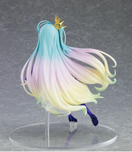 Load image into Gallery viewer, FREE UK Royal Mail Tracked 24hr Delivery Striking and cool figure of the main female protagonist Shiro of the popular anime - No Game No Life. This figure is part of the Goodsmile Company's Pop Up Parade series. The sculptor has created this figure meticulously, showing Shiro posing in her uniform wearing her crown. The PVC statue stands at 18cm tall , comes with a base, and packed in a official window display box from Goodsmile.