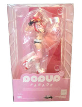 Load image into Gallery viewer, FREE UK Royal Mail Tracked 24hr Delivery Beautiful figure of Yoko Littner from the popular anime Gurren Lagann. This amazing statue is part of the Goodsmile Company's Pop Up Parade series. The sculptor has really did a beautiful job creating this high-detailed PVC statue of Yoko. The statue shows Yoko posing with her shades. The PVC statue stands at 18cm tall, comes with a base, and packaged in a window display gift/collectible box from Good Smile Company. Excellent gift for any Gurren Lagann fan.