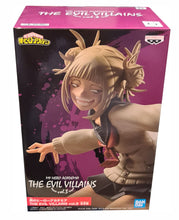 Load image into Gallery viewer, Free UK Royal Mail Tracked 24hr delivery   Amazing statue of Toga Himiko from the popular anime series My Hero Academia. This figure is launched by Banpresto as part of their latest THE EVIL VILLAINS series - Vol.3   The sculptor did a fantastic job creating this piece, showing Himiko Toga posing with her evil smile in her uniform.   This PVC figure stands at 13cm tall, and packaged in a premium gift/collectible box from Bandai.   Official brand: Banpresto / Bandai 
