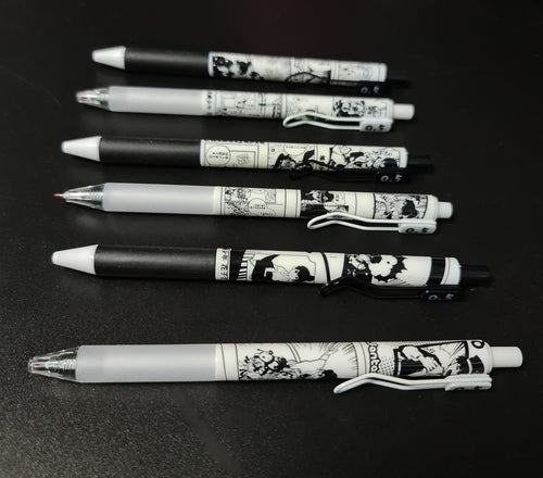 Free UK Royal Mail 24hr delivery   Cool set of Toilet Bound Hanako Kun ball pen set. Beautifully made, with different manga shots of the anime printed on each pen. Packaged in a window display box.   Size: 0.5   Total: 6 pcs   Colour: Black   Excellent gift for any Toilet Bound fan. 